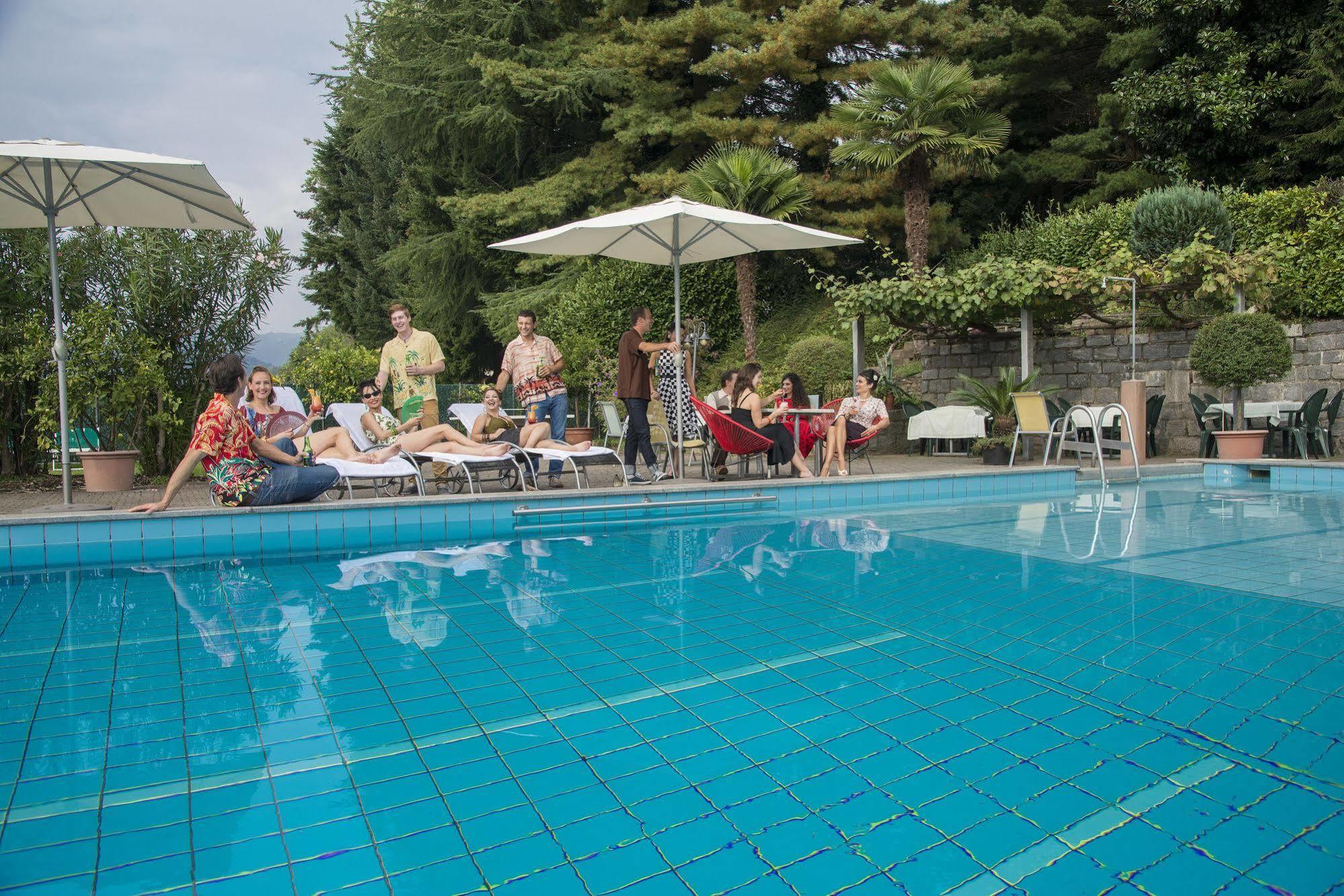Hotel Vezia Lugano Bagian luar foto