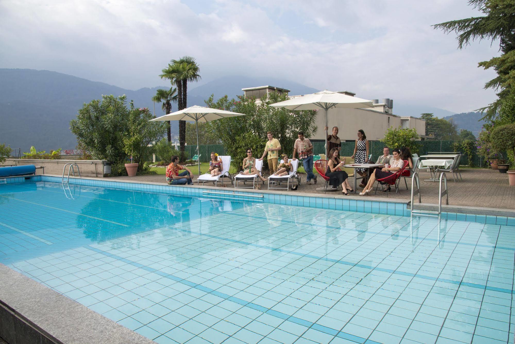 Hotel Vezia Lugano Bagian luar foto